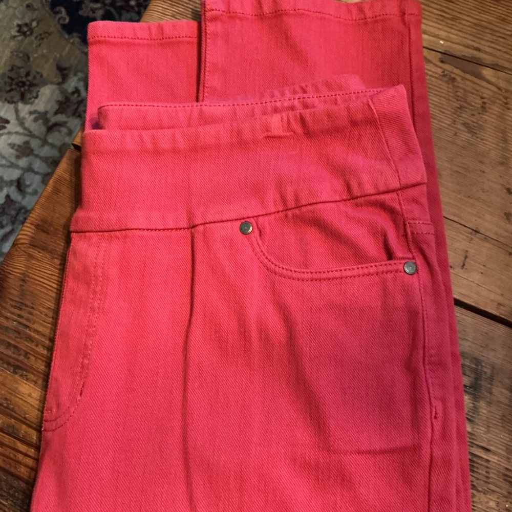 NWOT Coldwater Creek Vintage Red Straight Leg Pants 16